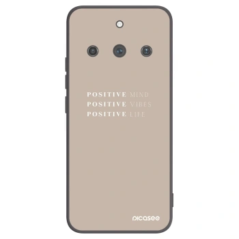 Picasee silikonski črni ovitek za Realme 11 Pro+ - Positive Vibes