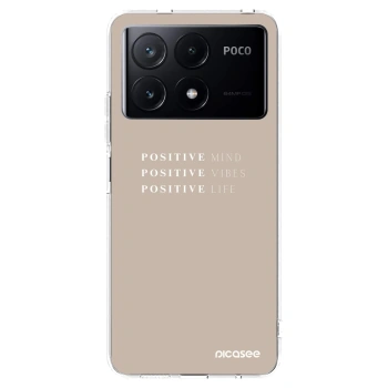 Picasee silikonski prozorni ovitek za Xiaomi Poco X6 Pro - Positive Vibes