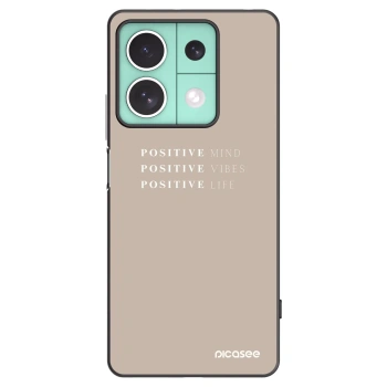 Picasee silikonski črni ovitek za Xiaomi Redmi Note 13 5G - Positive Vibes