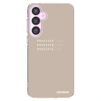 Picasee silikonski prozorni ovitek za Samsung Galaxy A55 5G A556B - Positive Vibes