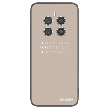Picasee silikonski črni ovitek za Realme 12 Pro 5G - Positive Vibes