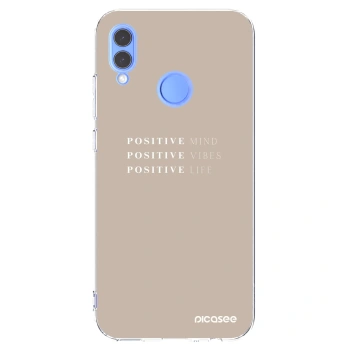 Picasee silikonski prozorni ovitek za Huawei P Smart 2019 - Positive Vibes