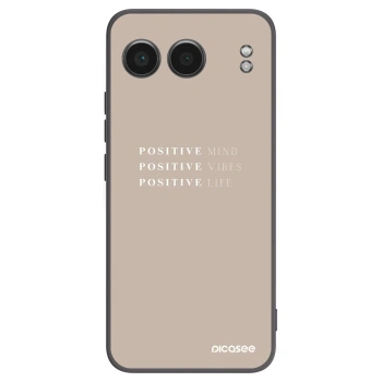 Picasee silikonski črni ovitek za OnePlus Nord 4 - Positive Vibes