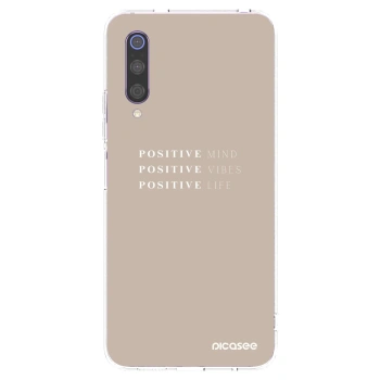 Picasee silikonski prozorni ovitek za Xiaomi Mi 9 - Positive Vibes