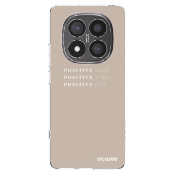 Picasee silikonski prozorni ovitek za Xiaomi Redmi Note 14 Pro+ 5G - Positive Vibes