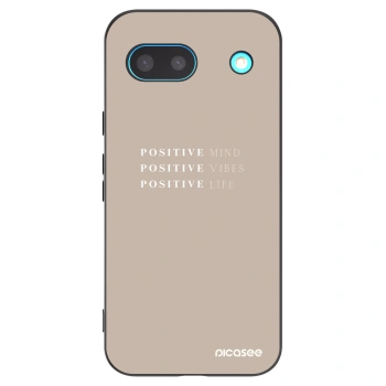 Picasee silikonski črni ovitek za Google Pixel 8 - Positive Vibes