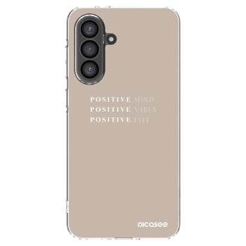Picasee silikonski prozorni ovitek za Samsung Galaxy A36 5G - Positive Vibes