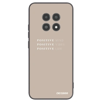 Picasee silikonski črni ovitek za Realme 12X - Positive Vibes