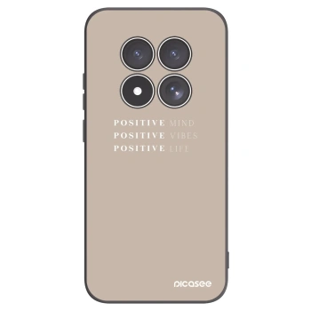 Picasee silikonski črni ovitek za Xiaomi Redmi Note 15 Pro 4G - Positive Vibes