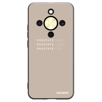 Picasee silikonski črni ovitek za Honor Magic8 Lite 5G - Positive Vibes