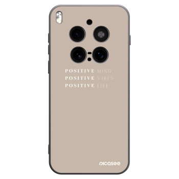 Picasee silikonski črni ovitek za Vivo X300 Pro - Positive Vibes