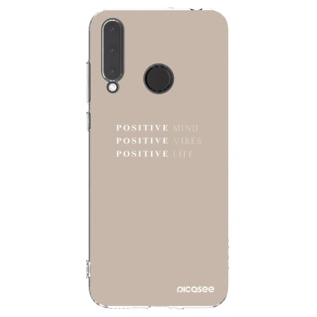 Picasee silikonski prozorni ovitek za Honor 20 Lite - Positive Vibes