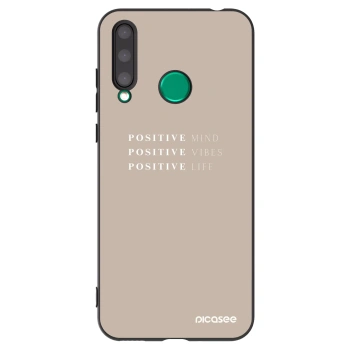 Picasee silikonski črni ovitek za Honor 20 Lite - Positive Vibes
