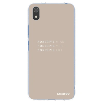 Picasee silikonski prozorni ovitek za Xiaomi Redmi 7A - Positive Vibes