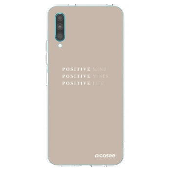 Picasee silikonski prozorni ovitek za Samsung Galaxy A30s A307F - Positive Vibes