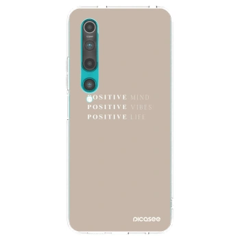 Picasee silikonski prozorni ovitek za Xiaomi Mi 10 - Positive Vibes