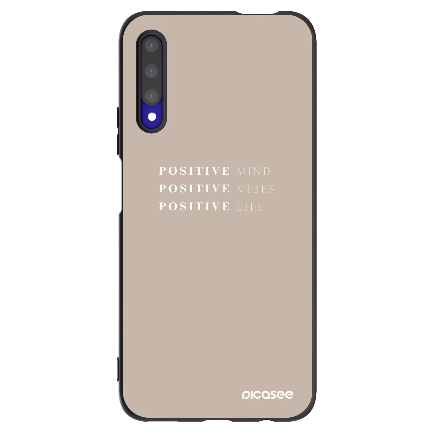 Picasee silikonski črni ovitek za Honor 9X Pro - Positive Vibes