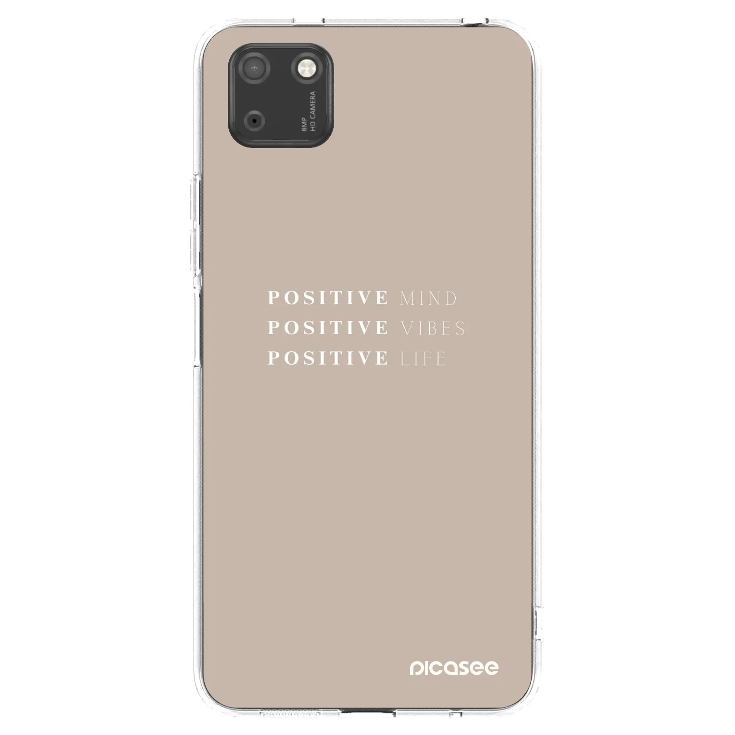 Picasee silikonski prozorni ovitek za Huawei Y5P - Positive Vibes