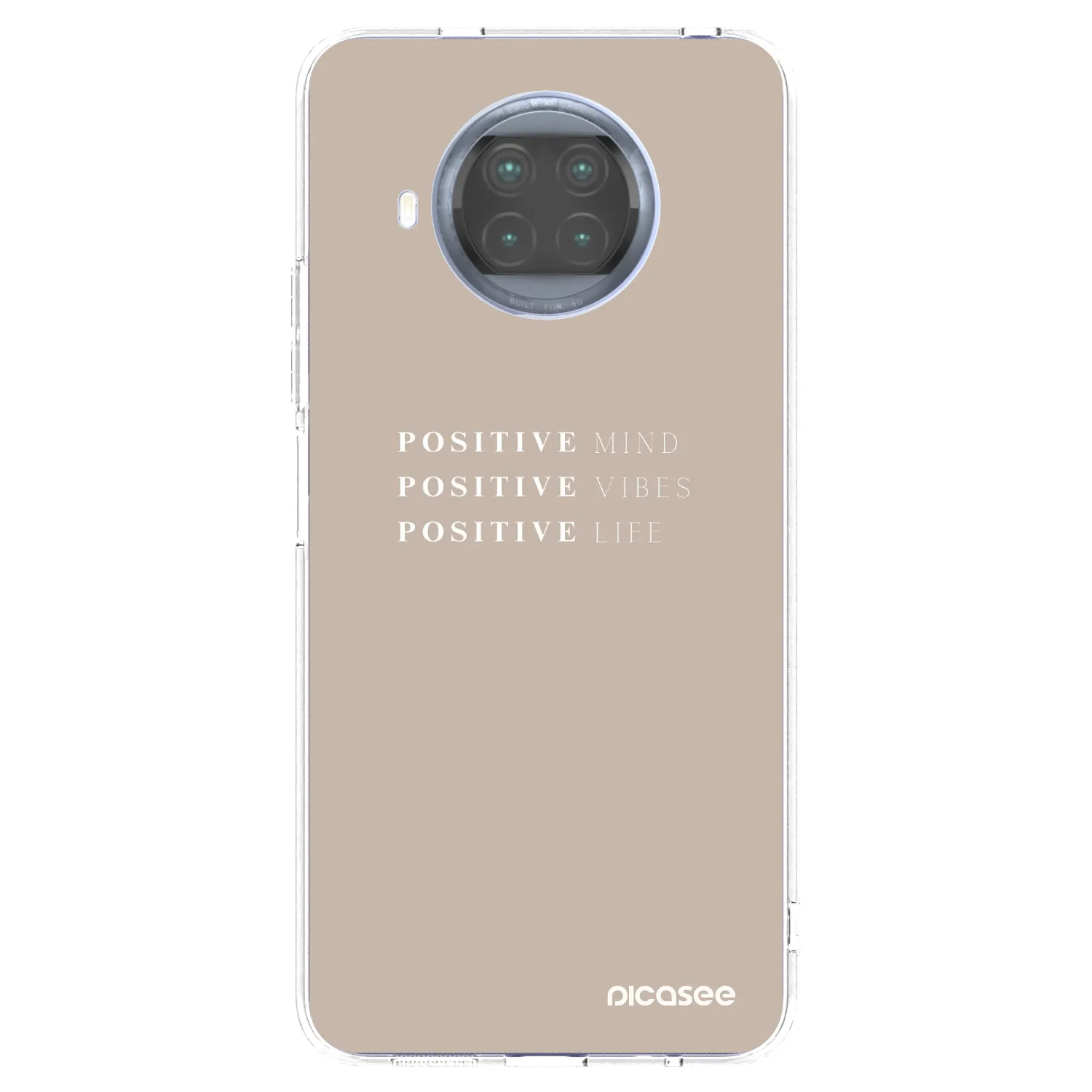 Picasee silikonski prozorni ovitek za Xiaomi Mi 10T Lite - Positive Vibes