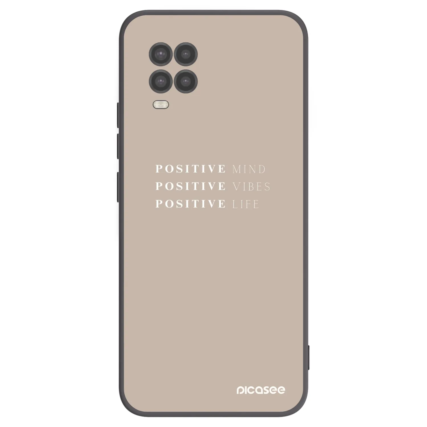 Picasee silikonski črni ovitek za Xiaomi Mi 10 Lite - Positive Vibes