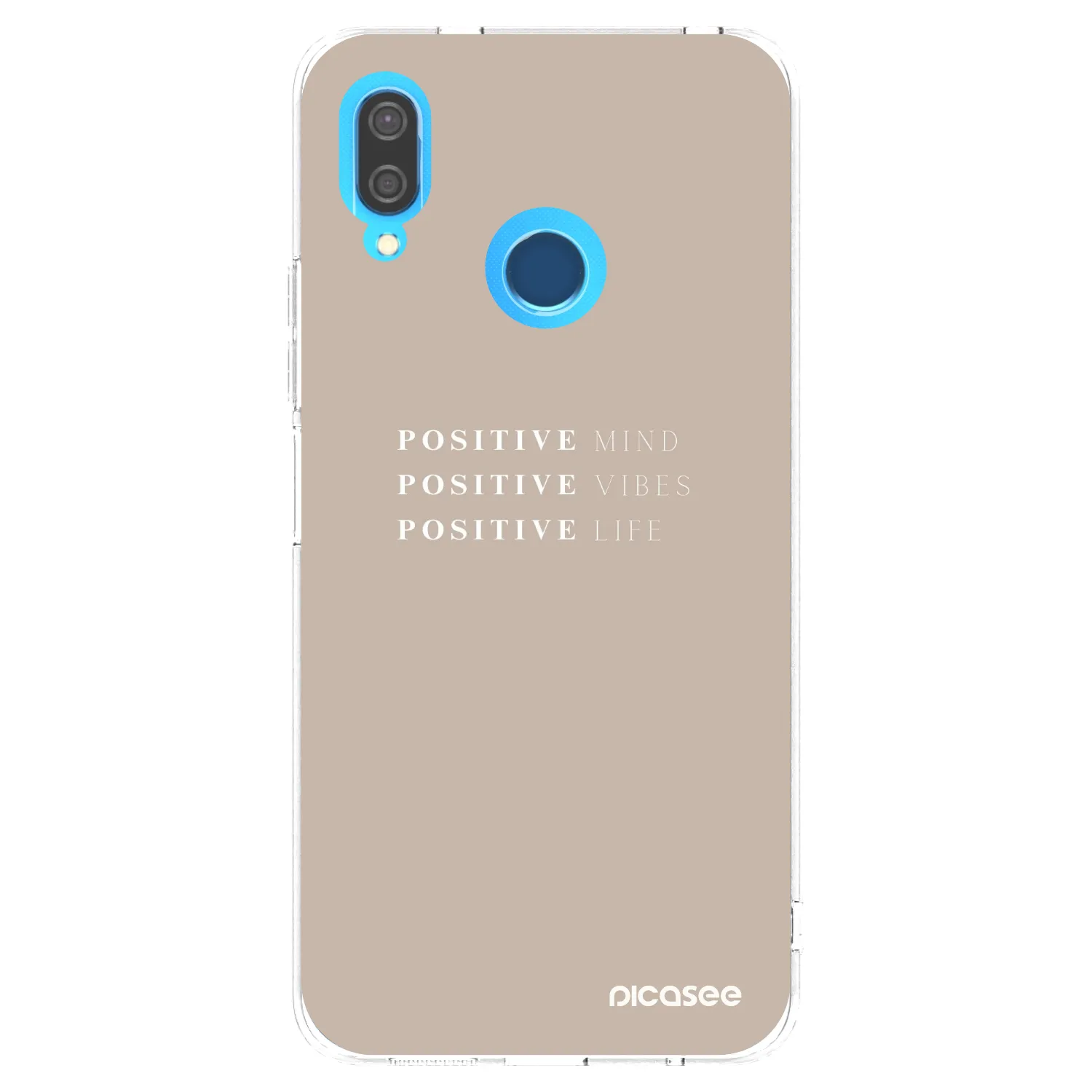 Picasee silikonski prozorni ovitek za Huawei P20 Lite - Positive Vibes
