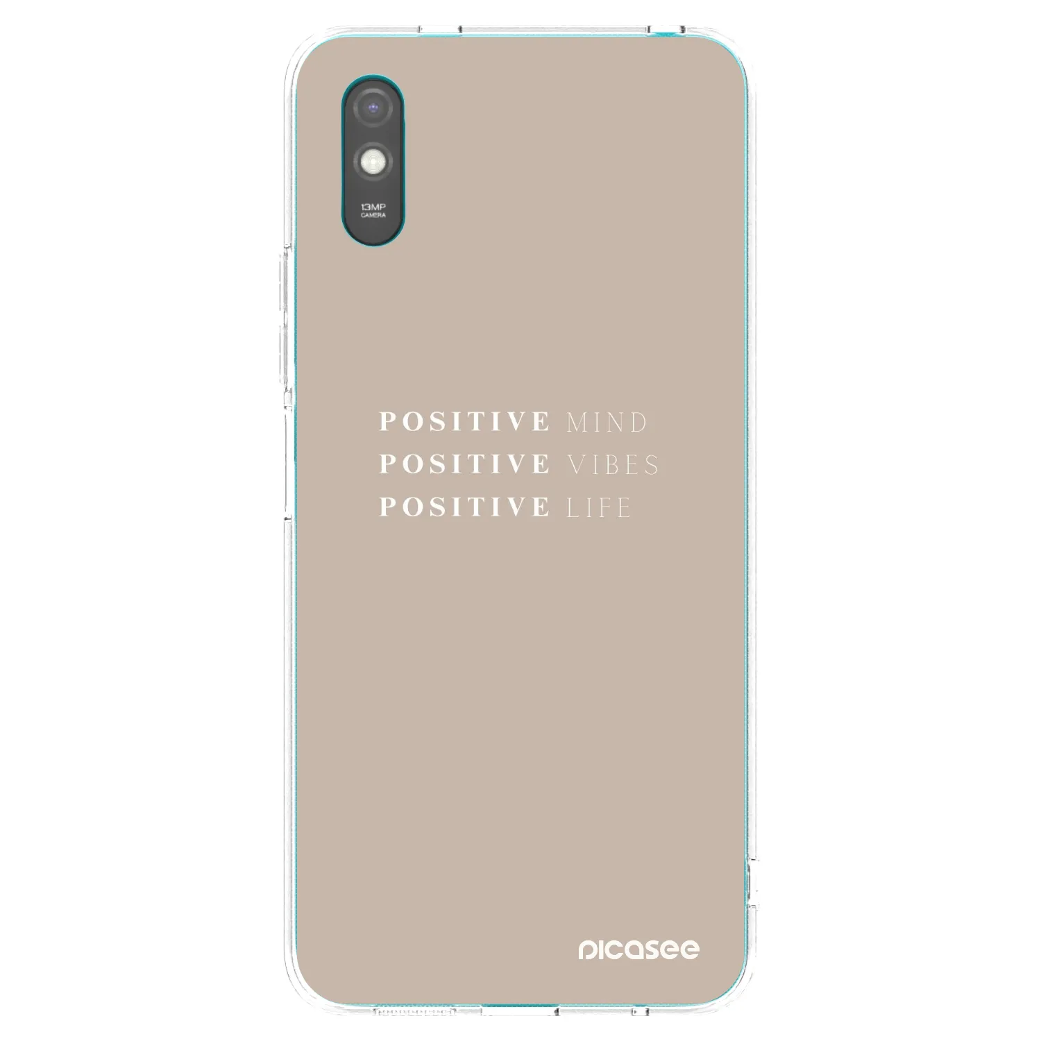 Picasee silikonski prozorni ovitek za Xiaomi Redmi 9AT - Positive Vibes