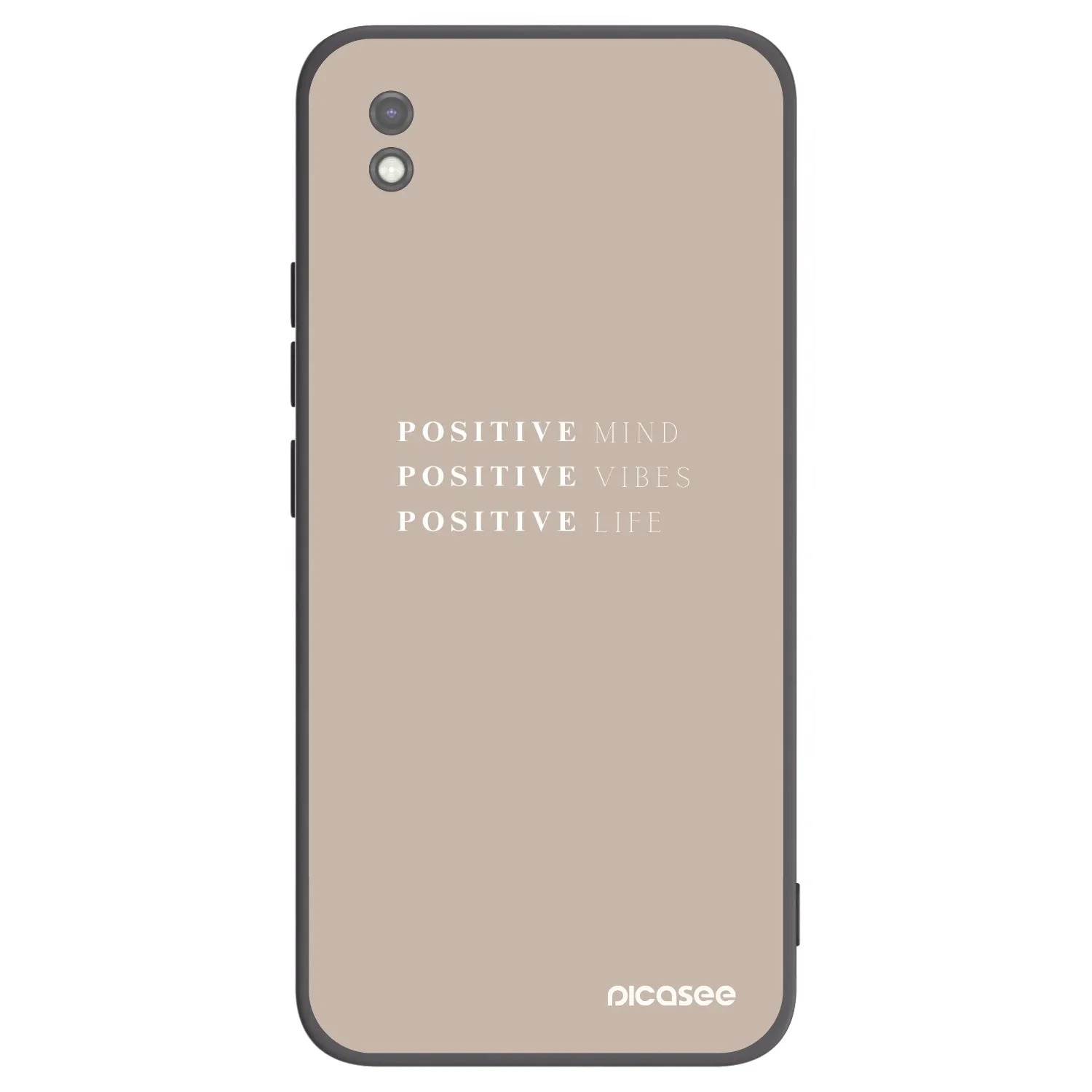 Picasee silikonski črni ovitek za Xiaomi Redmi 9AT - Positive Vibes