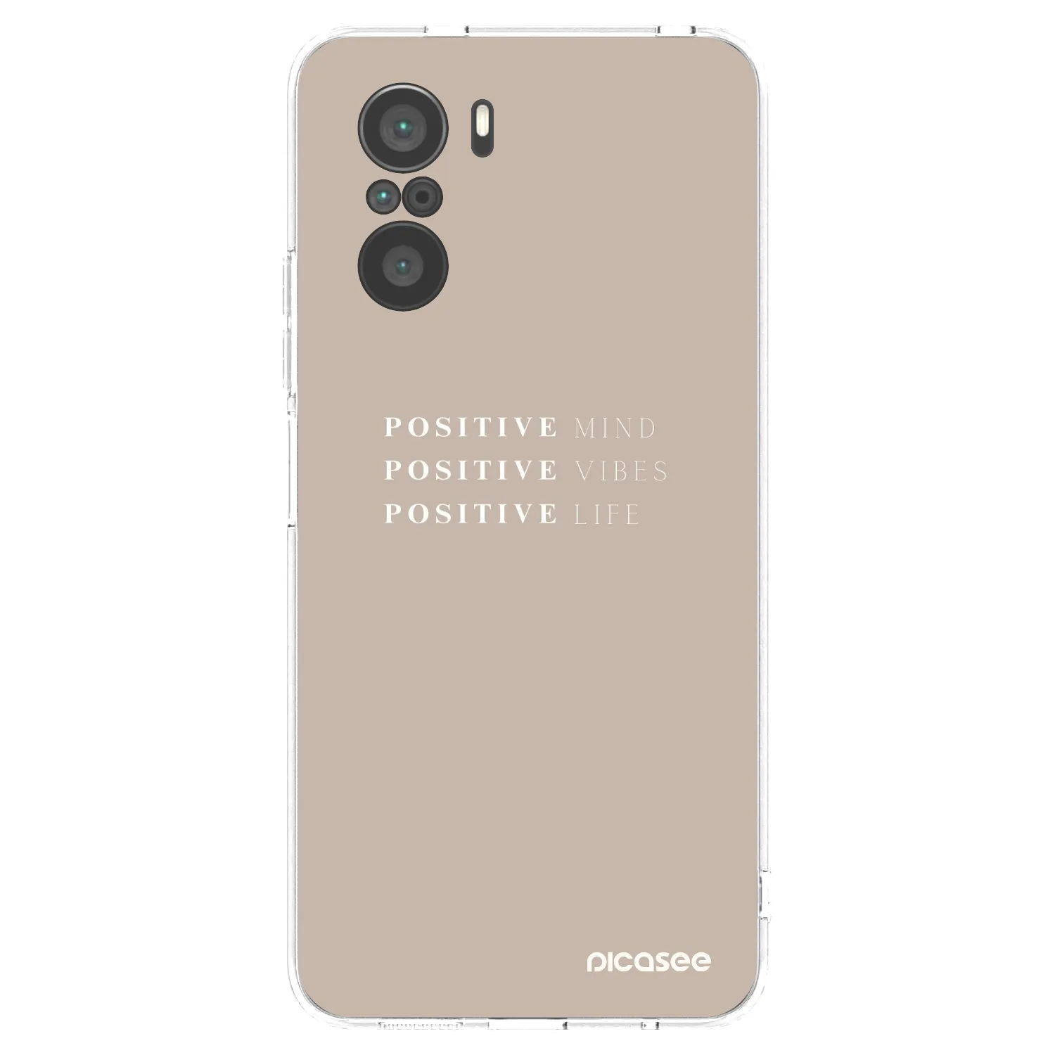 Picasee silikonski prozorni ovitek za Xiaomi Poco F3 - Positive Vibes