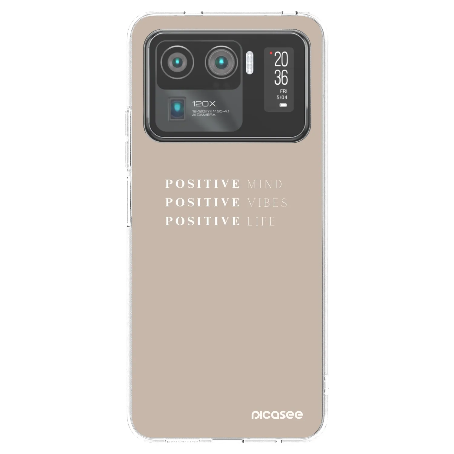 Picasee silikonski prozorni ovitek za Xiaomi Mi 11 Ultra - Positive Vibes