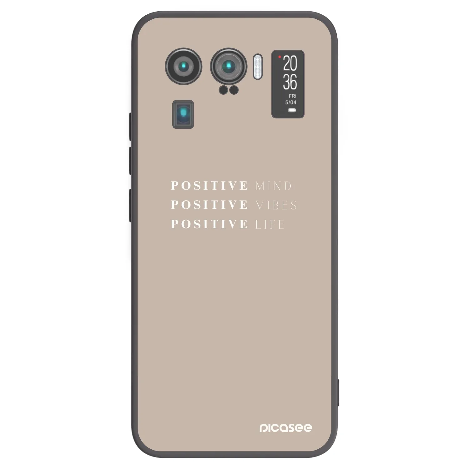 Picasee silikonski črni ovitek za Xiaomi Mi 11 Ultra - Positive Vibes