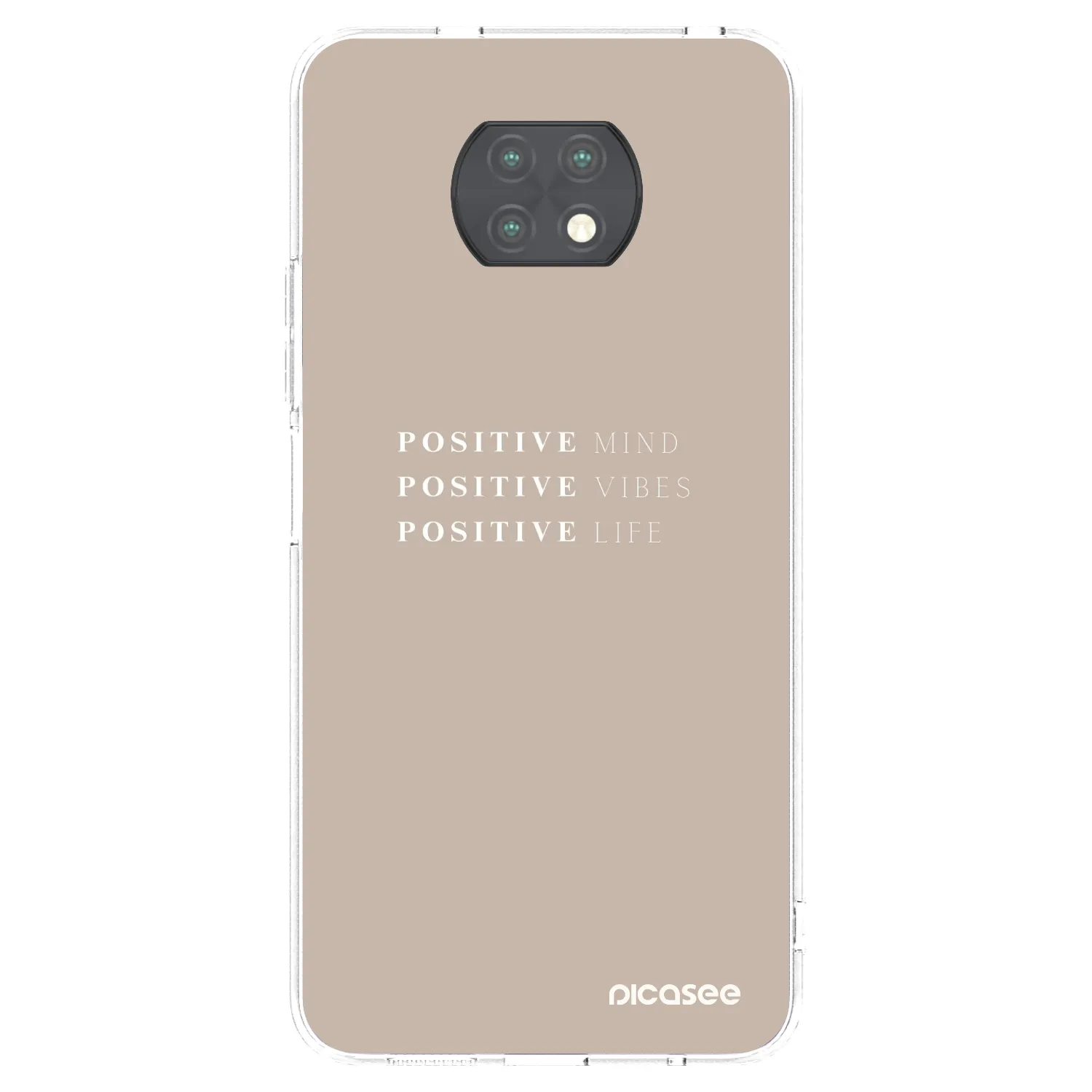 Picasee silikonski prozorni ovitek za Xiaomi Redmi Note 9T - Positive Vibes