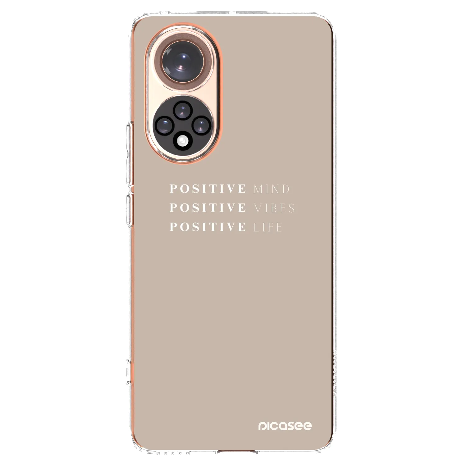 Picasee silikonski prozorni ovitek za Honor 50 5G - Positive Vibes