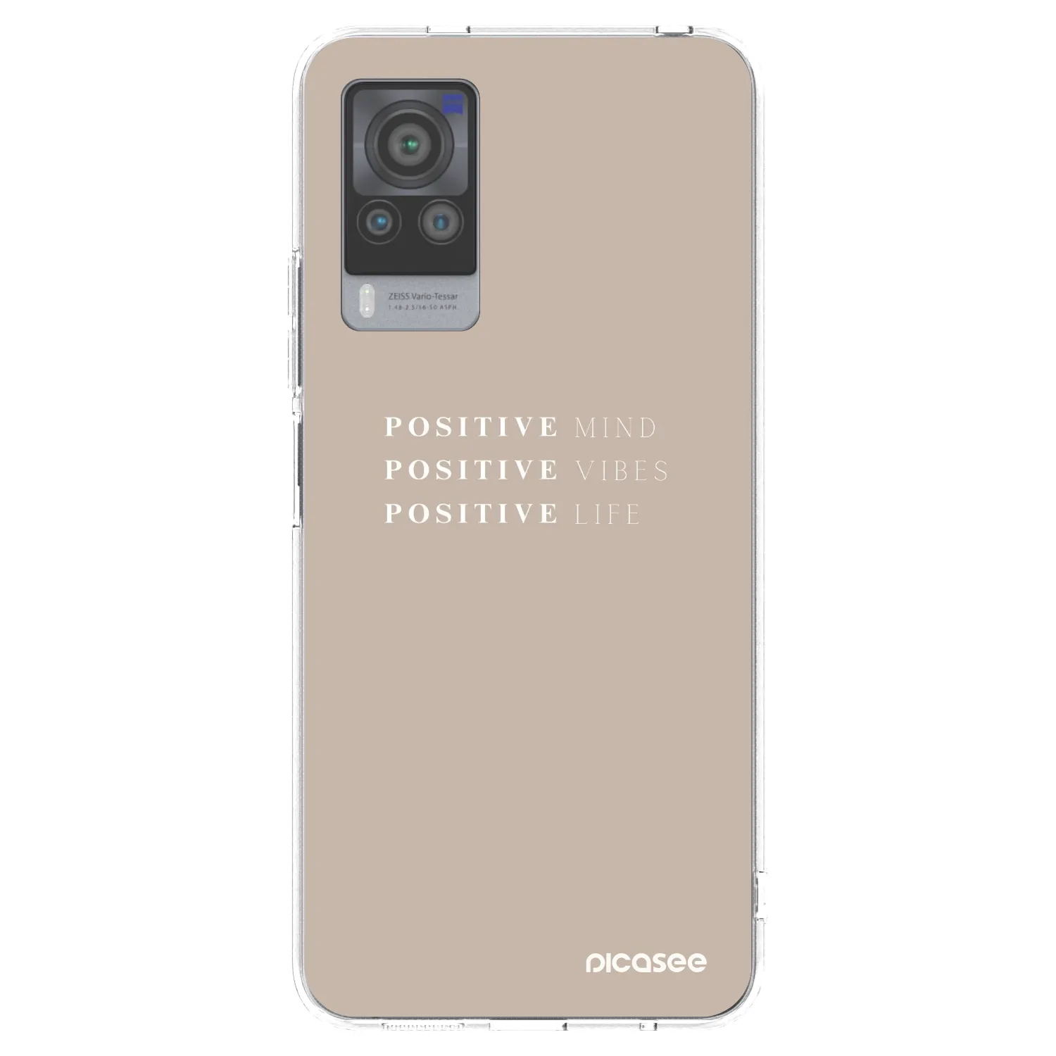 Picasee silikonski prozorni ovitek za Vivo X60 Pro 5G - Positive Vibes