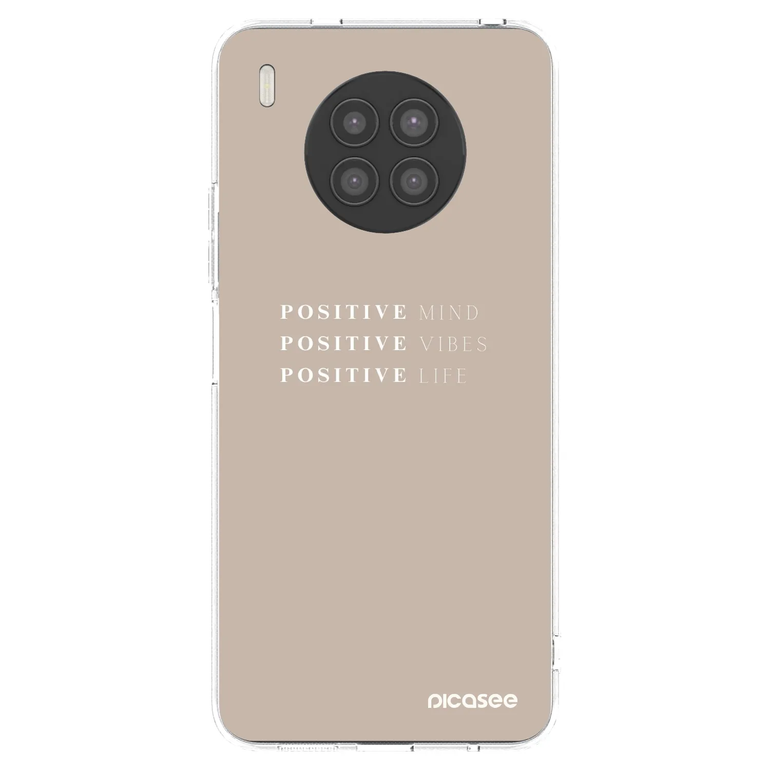 Picasee silikonski prozorni ovitek za Huawei Nova 8i - Positive Vibes