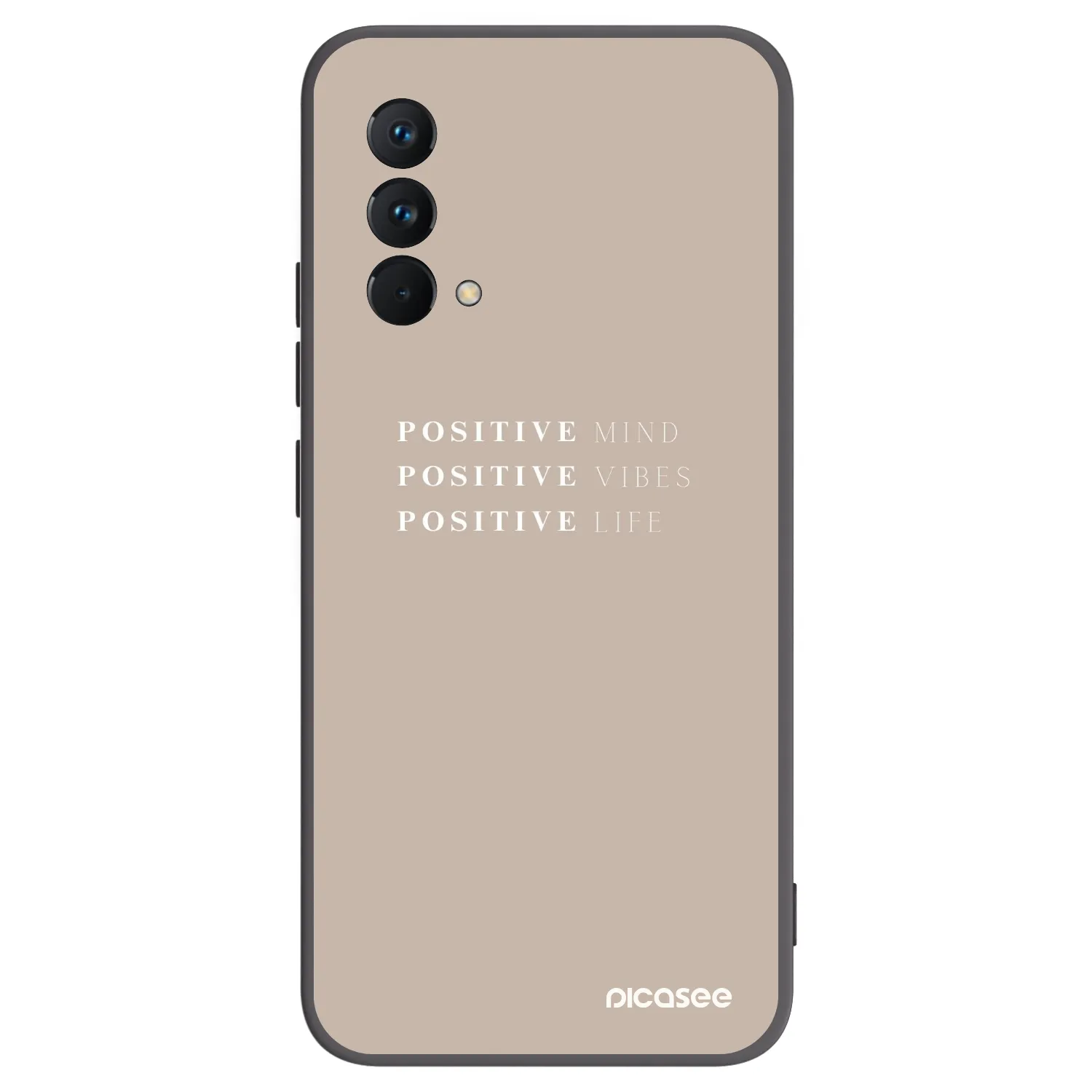 Picasee silikonski črni ovitek za Realme GT Master Edition 5G - Positive Vibes