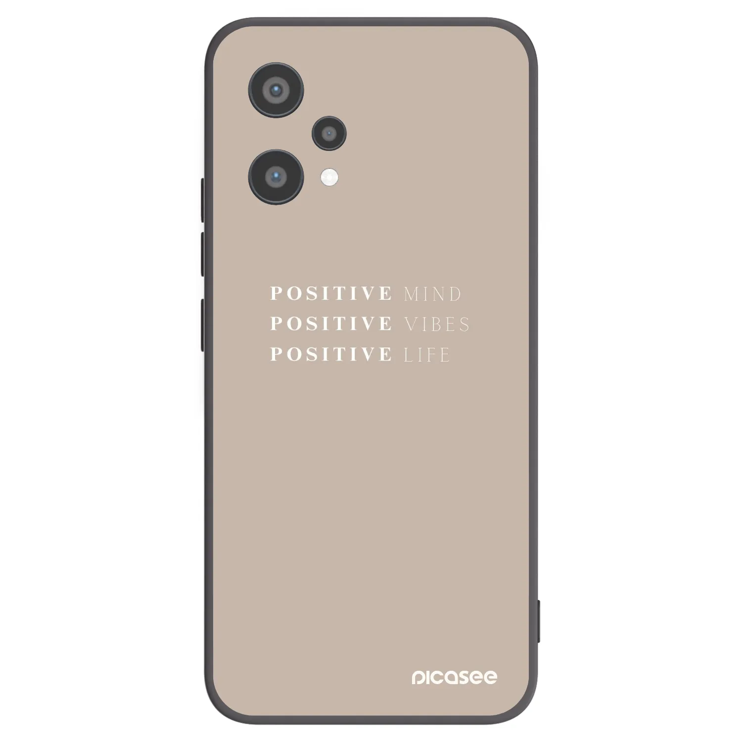 Picasee silikonski črni ovitek za Realme 9 Pro 5G - Positive Vibes