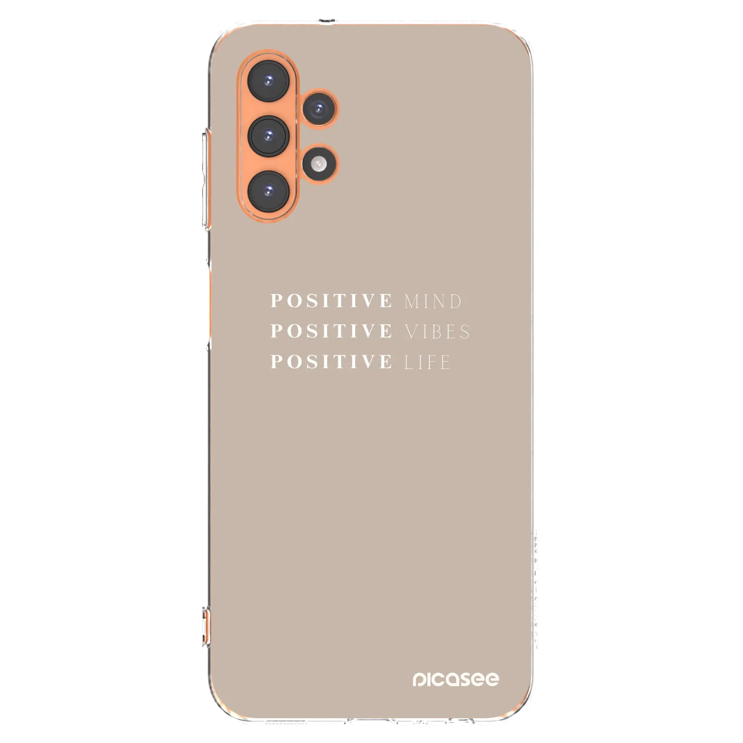 Picasee silikonski prozorni ovitek za Samsung Galaxy A13 4G A135 - Positive Vibes
