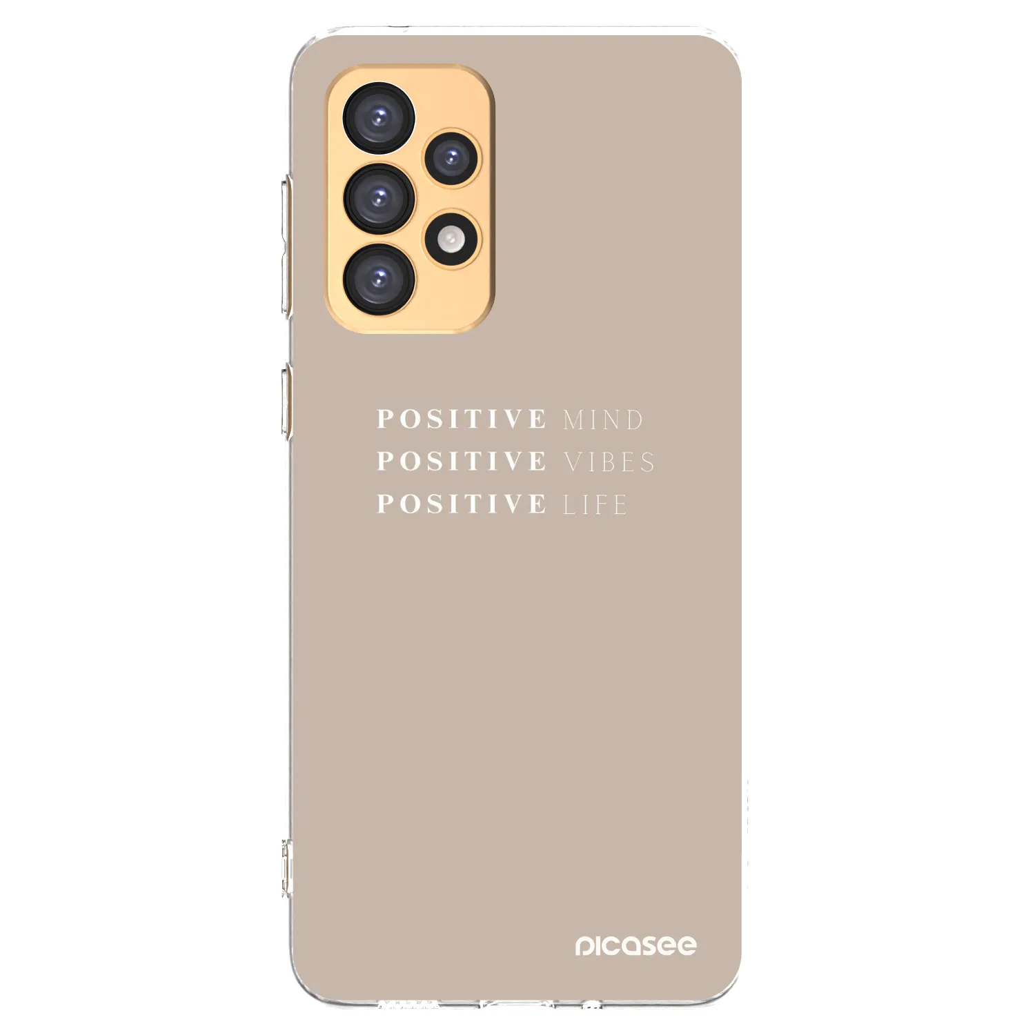 Picasee silikonski prozorni ovitek za Samsung Galaxy A33 5G A336 - Positive Vibes