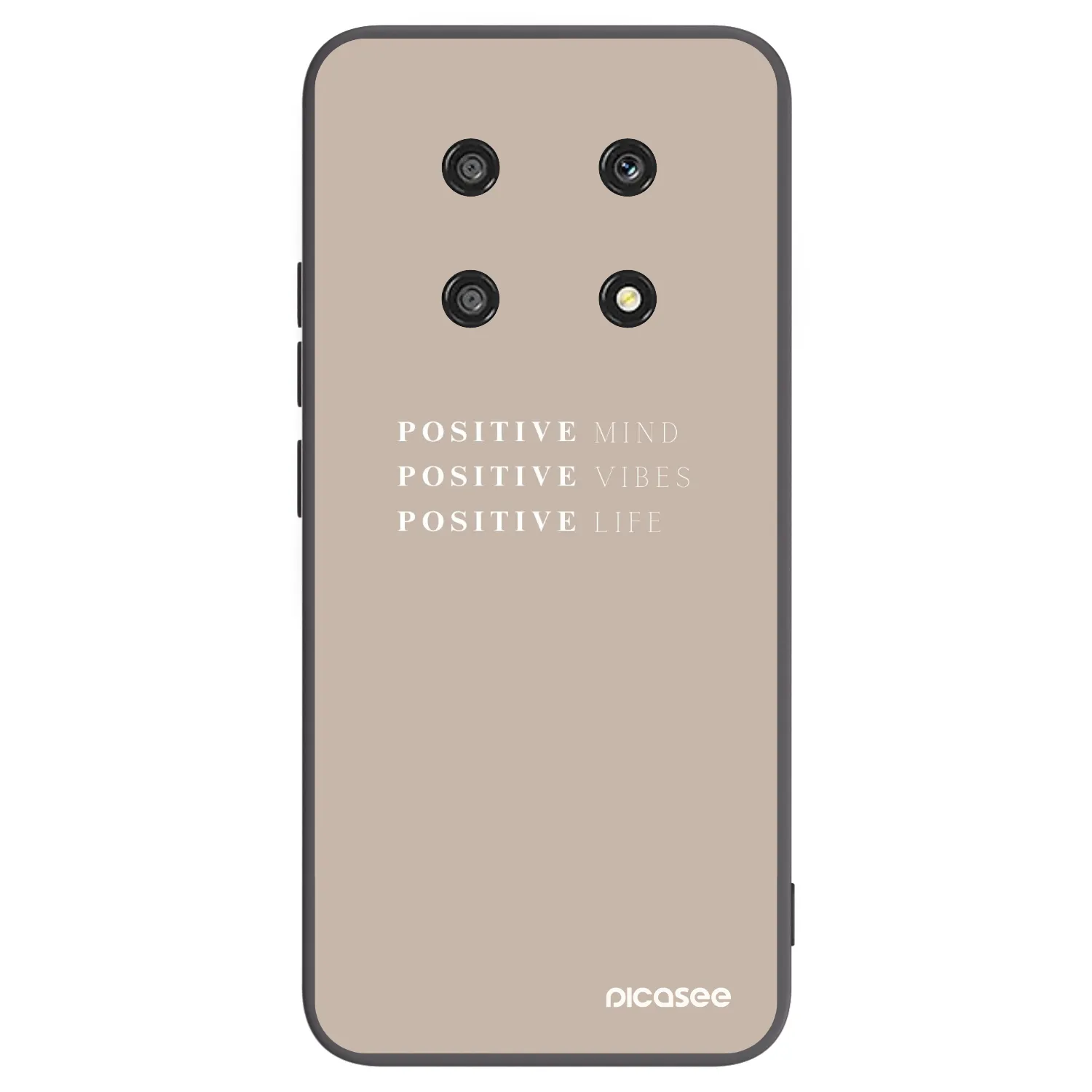 Picasee silikonski črni ovitek za Honor Magic4 Lite 5G - Positive Vibes