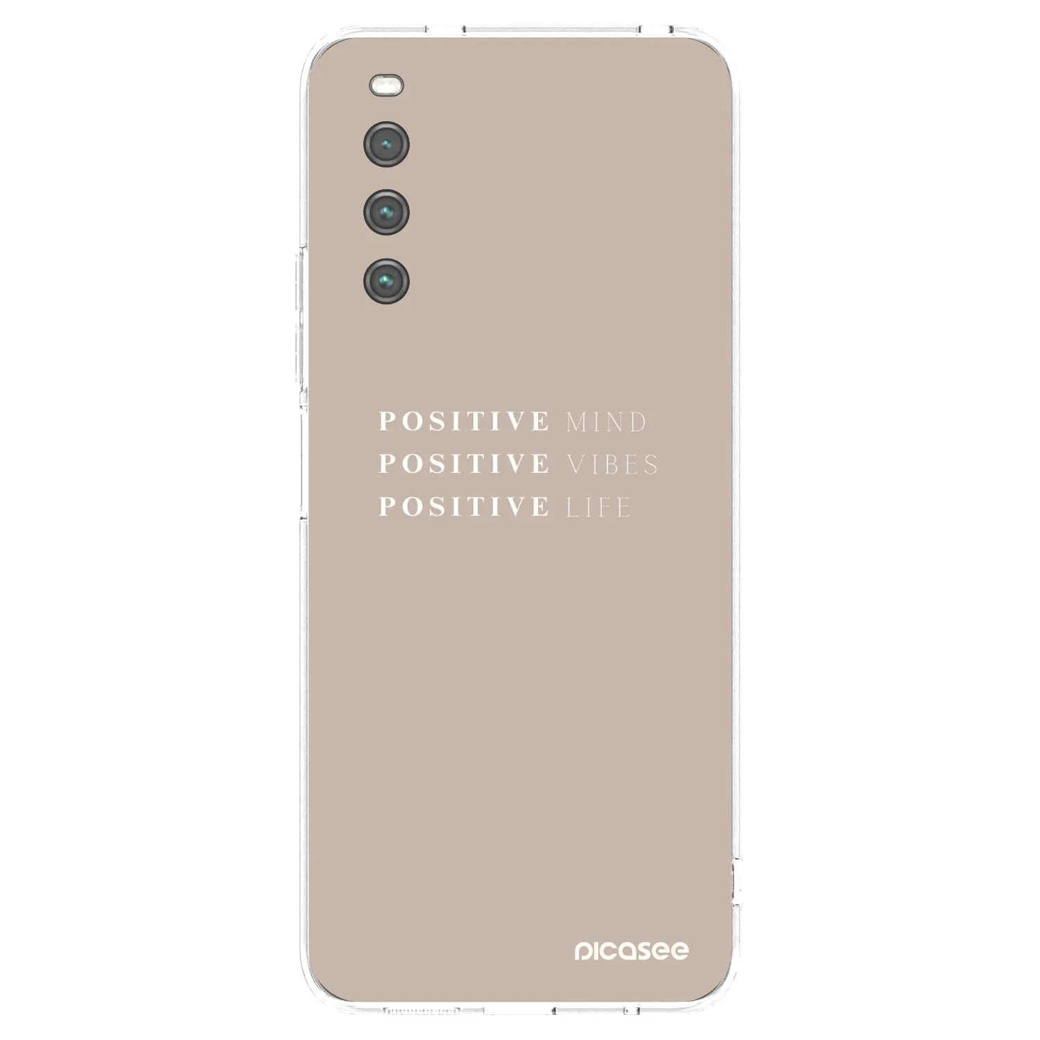 Picasee silikonski prozorni ovitek za Sony Xperia 10 IV 5G - Positive Vibes