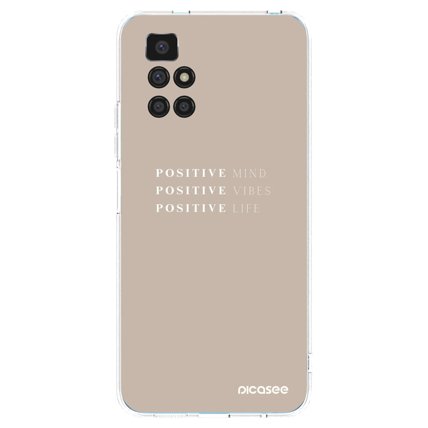 Picasee silikonski prozorni ovitek za Xiaomi Redmi 10 (2022) - Positive Vibes
