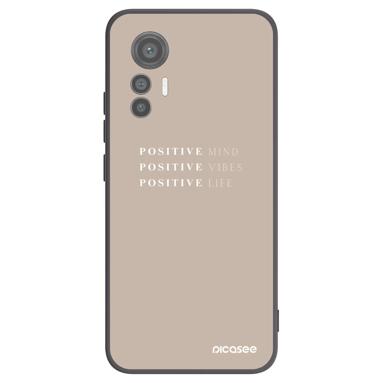 Picasee silikonski črni ovitek za Xiaomi 12 Lite - Positive Vibes