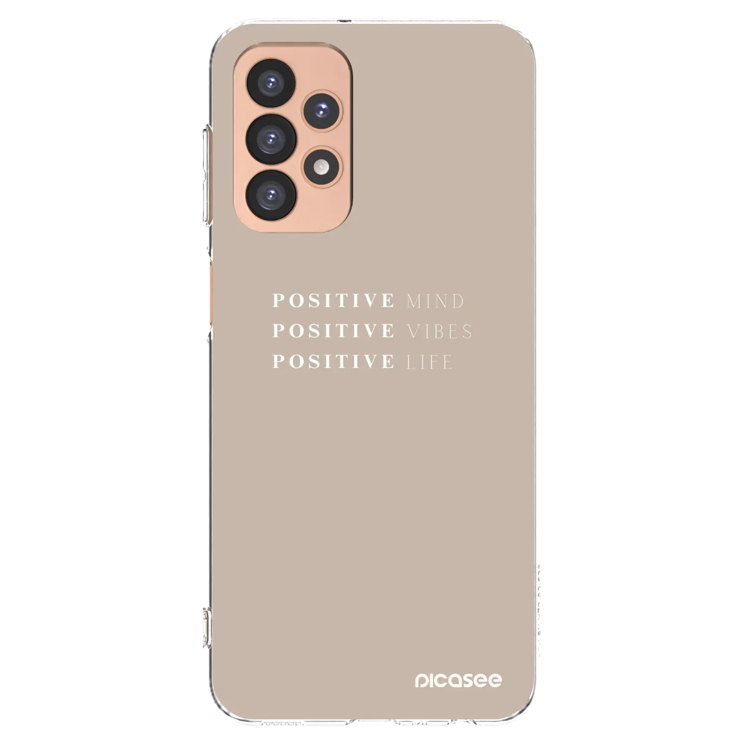 Picasee silikonski prozorni ovitek za Samsung Galaxy A23 A236B 5G - Positive Vibes