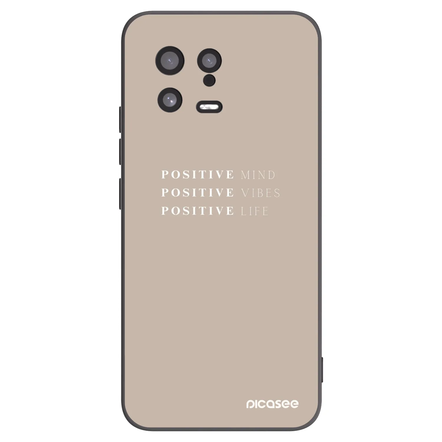 Picasee silikonski črni ovitek za Xiaomi 13 - Positive Vibes