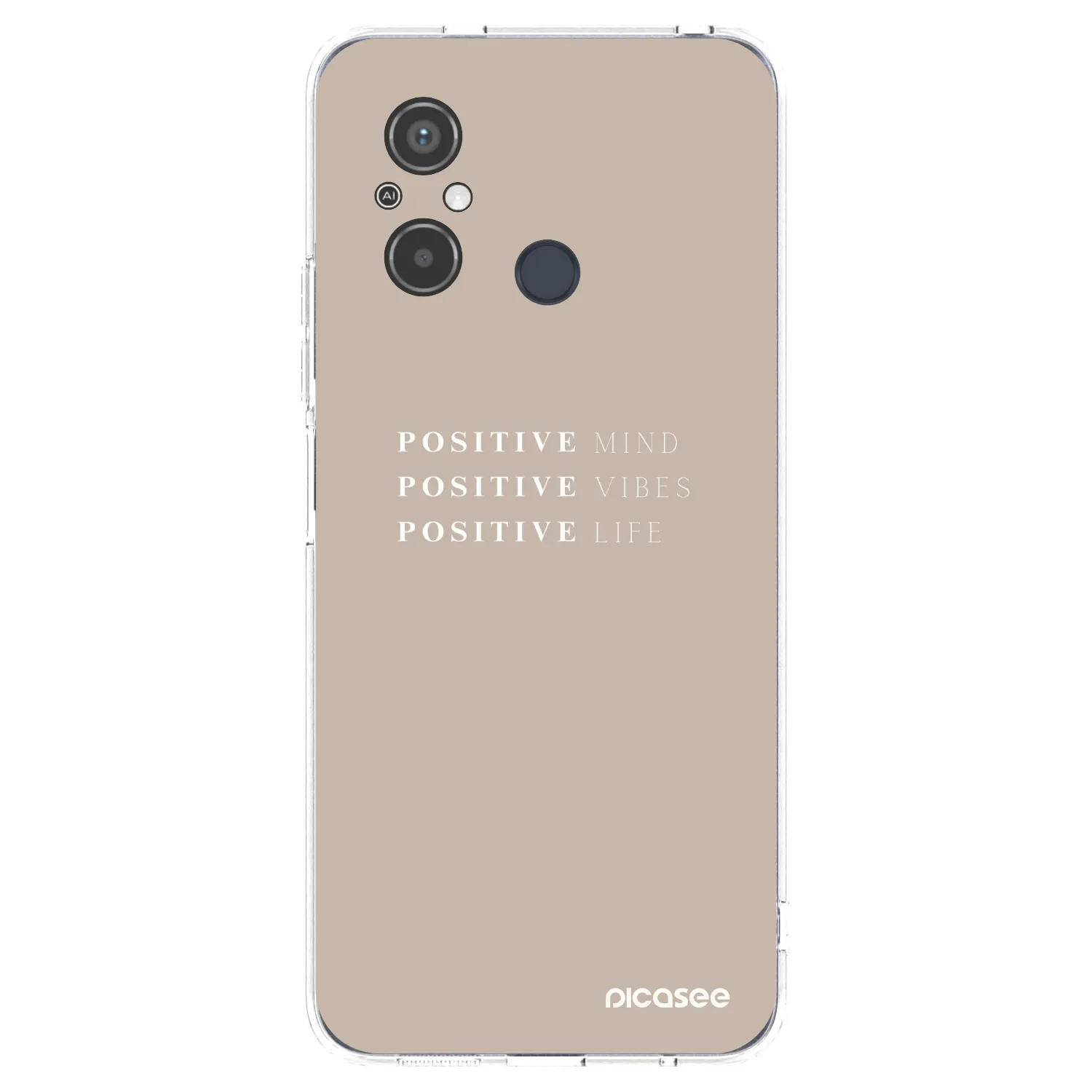 Picasee silikonski prozorni ovitek za Xiaomi Redmi 12C - Positive Vibes
