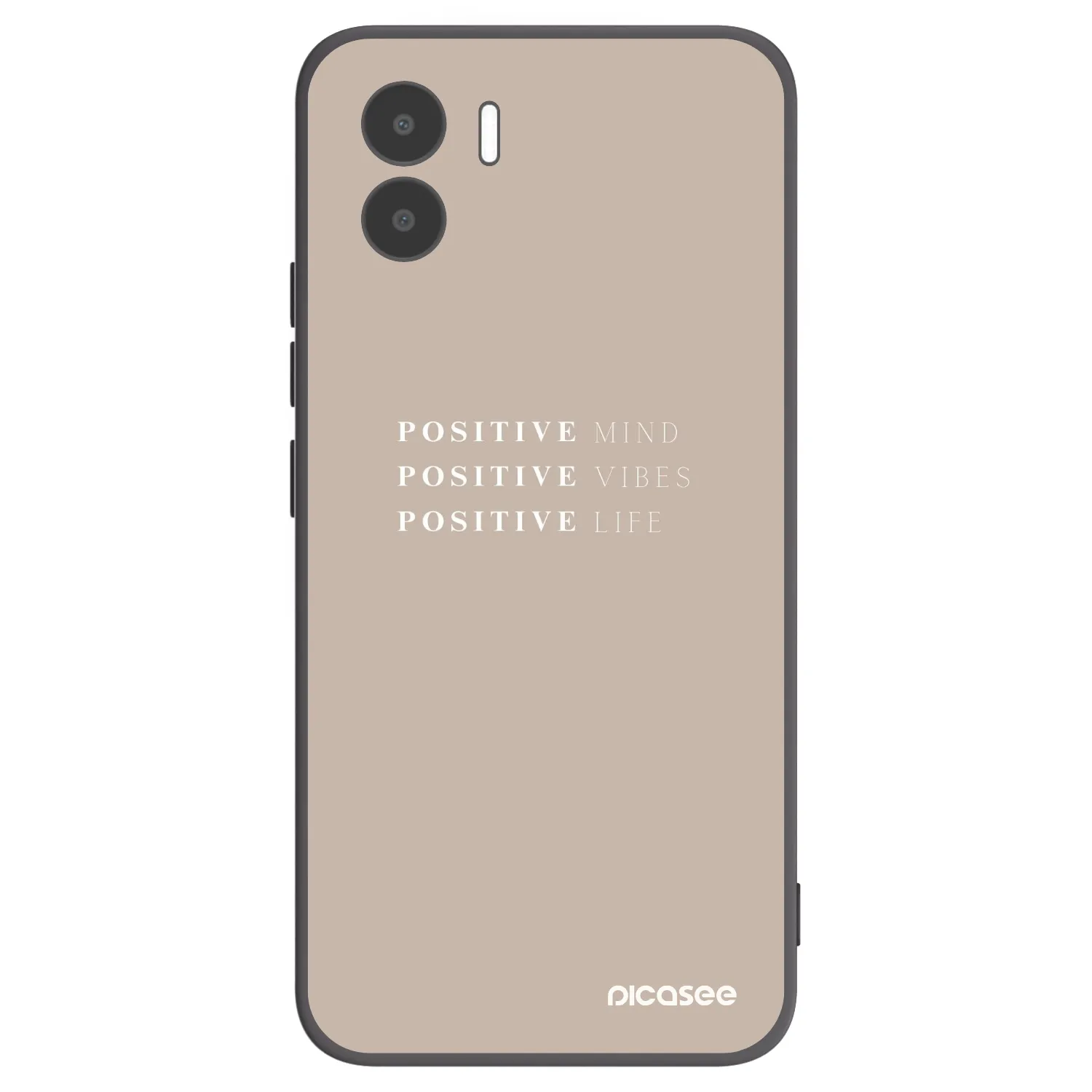 Picasee silikonski črni ovitek za Xiaomi Redmi A2 - Positive Vibes