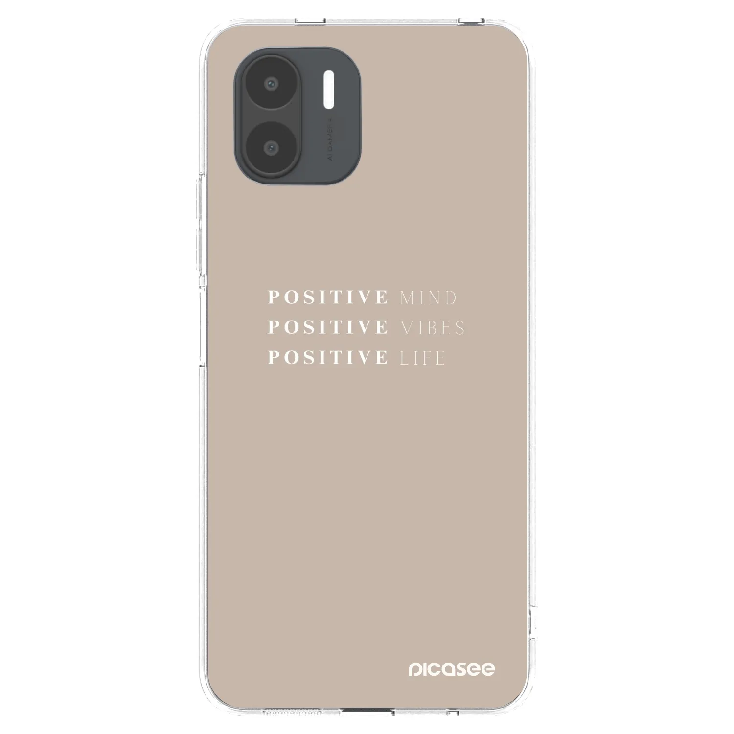 Picasee silikonski prozorni ovitek za Xiaomi Redmi A2 - Positive Vibes