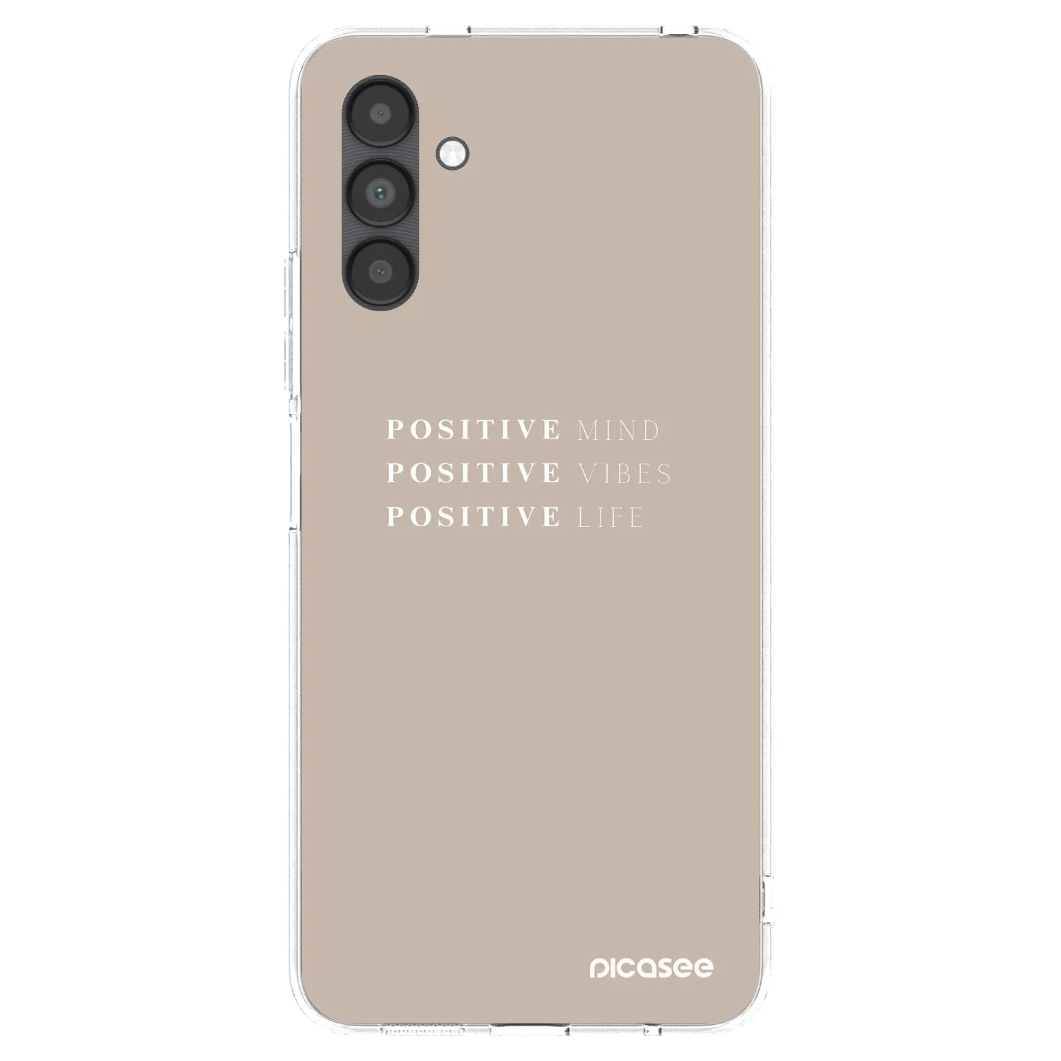 Picasee silikonski prozorni ovitek za Samsung Galaxy A04s A047F - Positive Vibes