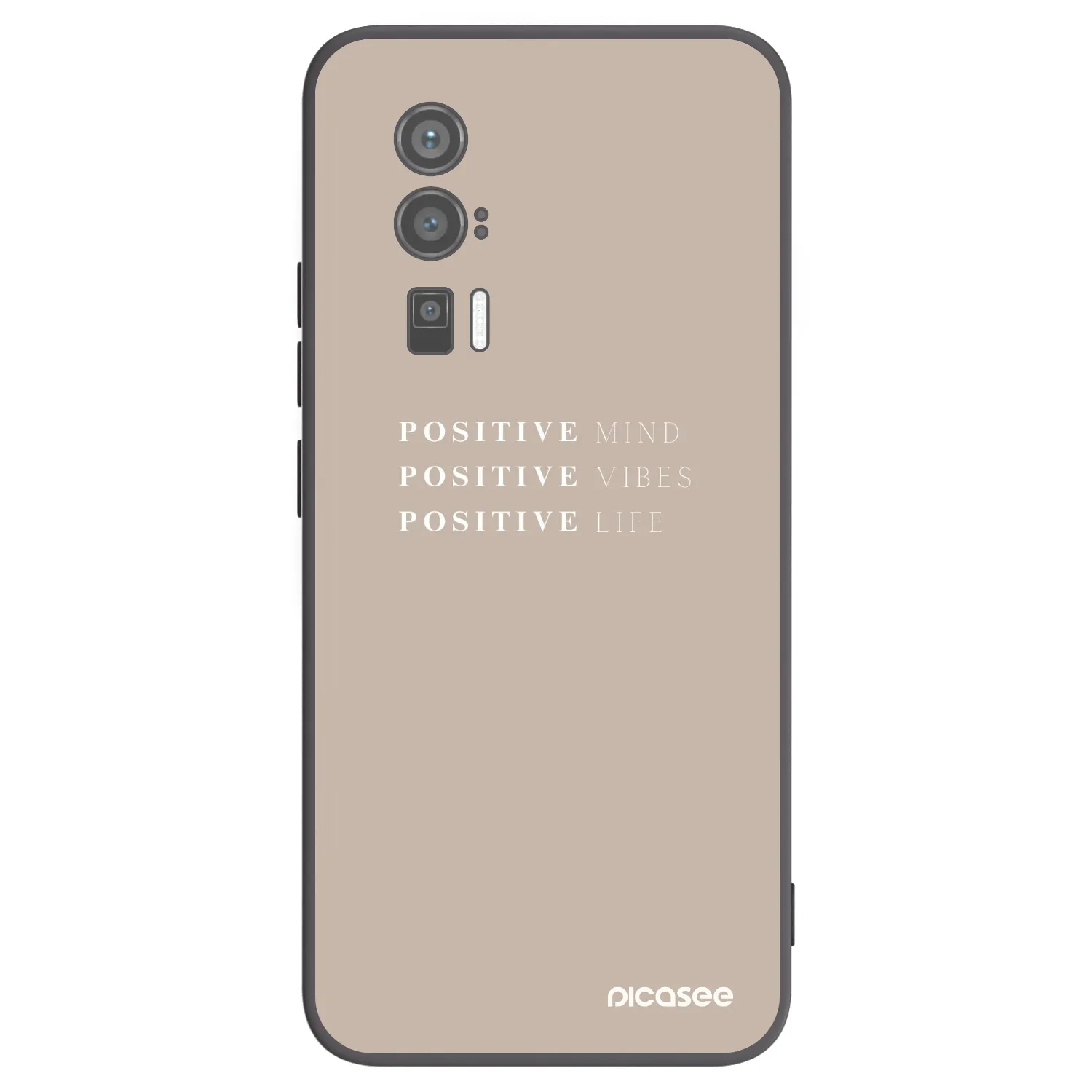 Picasee silikonski črni ovitek za Xiaomi Poco F5 Pro 5G - Positive Vibes