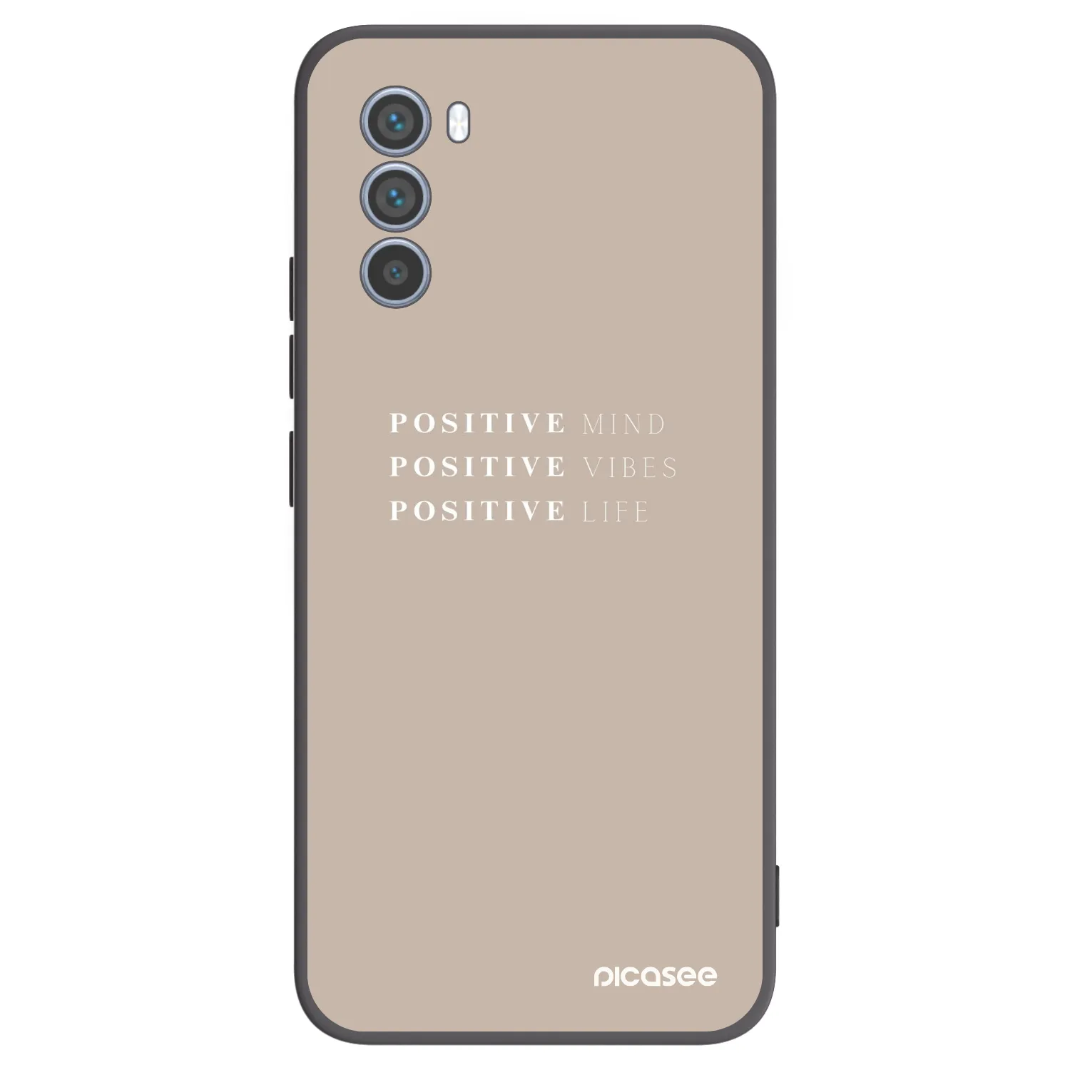 Picasee silikonski črni ovitek za Motorola Moto G62 - Positive Vibes